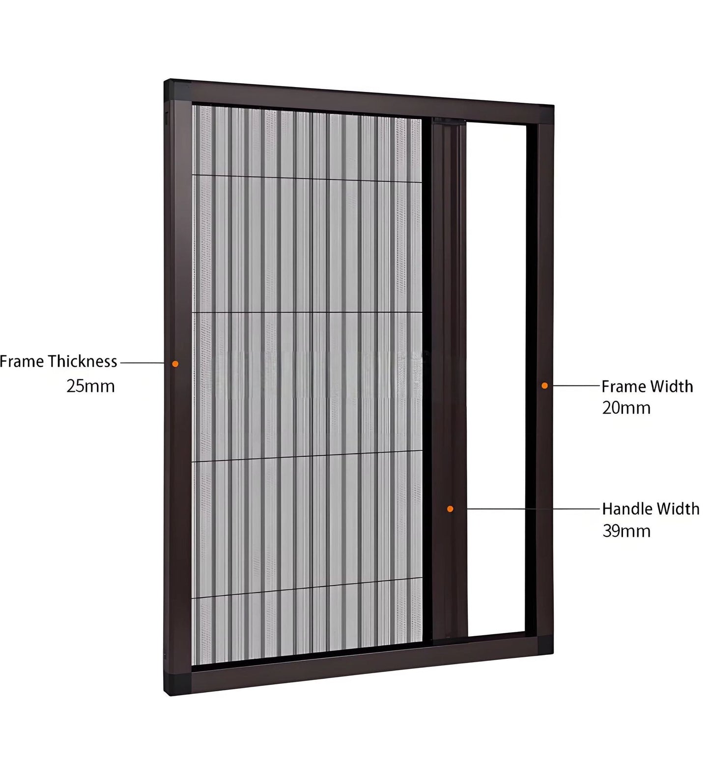 Pleated Mosquito Net - Side Thread