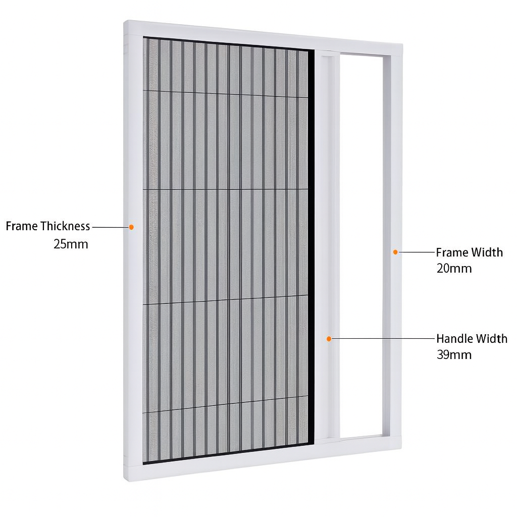 Pleated Mosquito Net - Side Thread